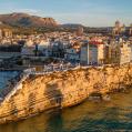 Vista panorámica del casco antiguo de Benidorm