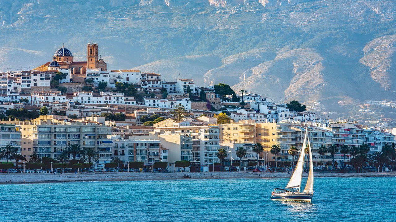 Panorámica de Altea desde el mar