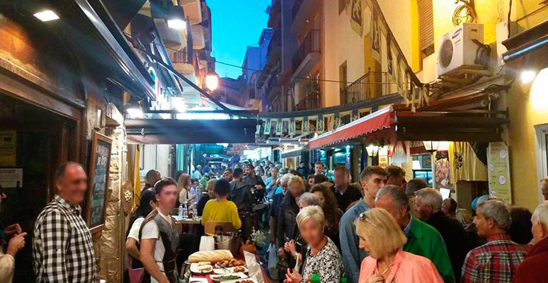 Calle Santo Domingo en Benidorm