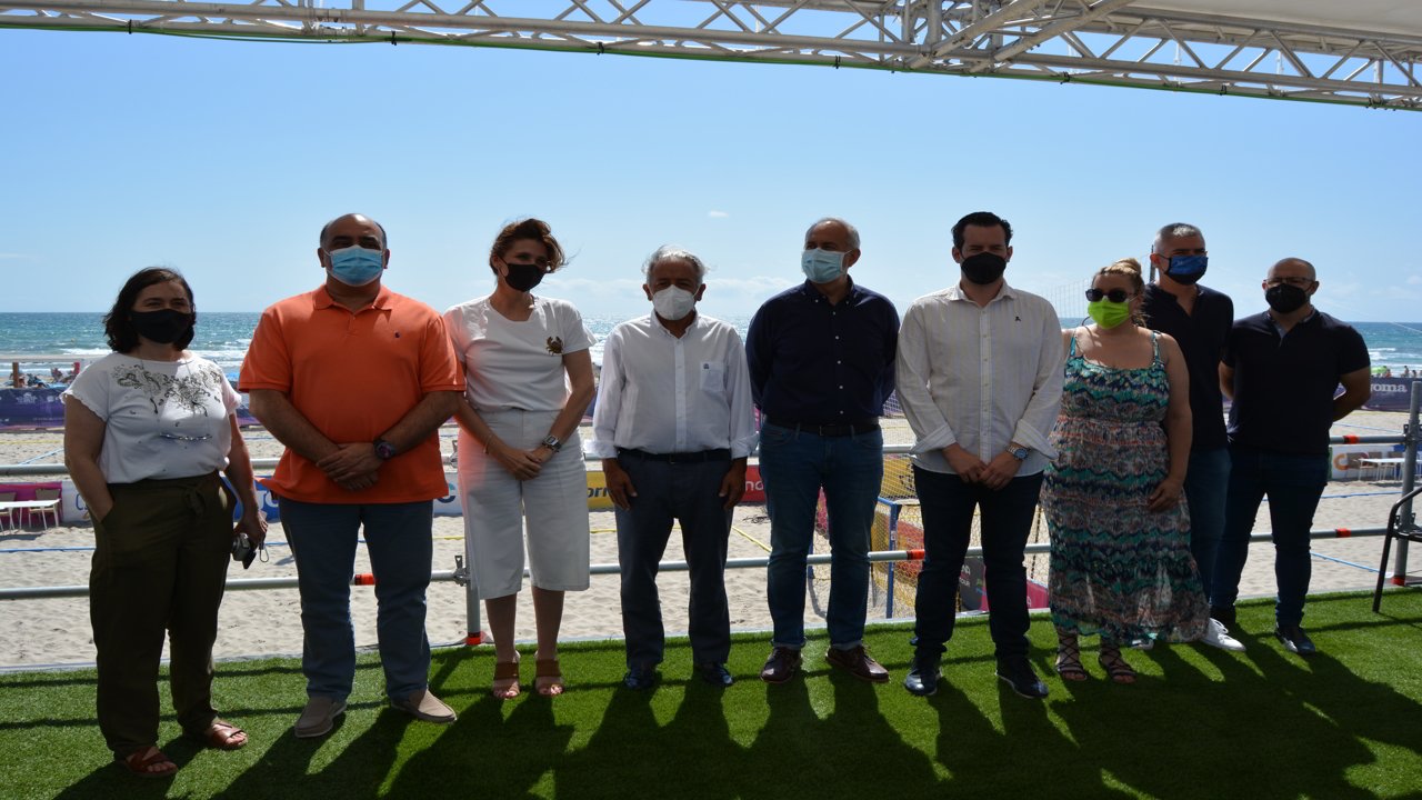 Foto de los organizadores del Arena Handball Tour