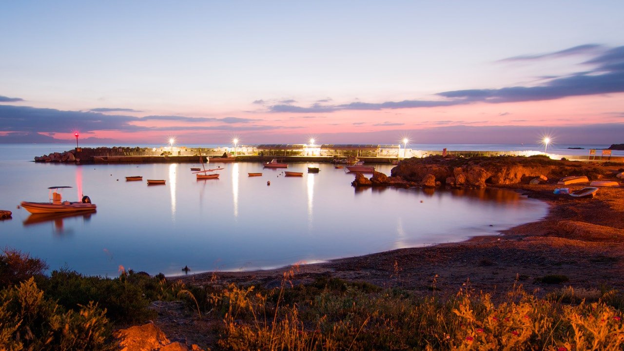 Atardecer isla de Tabarca