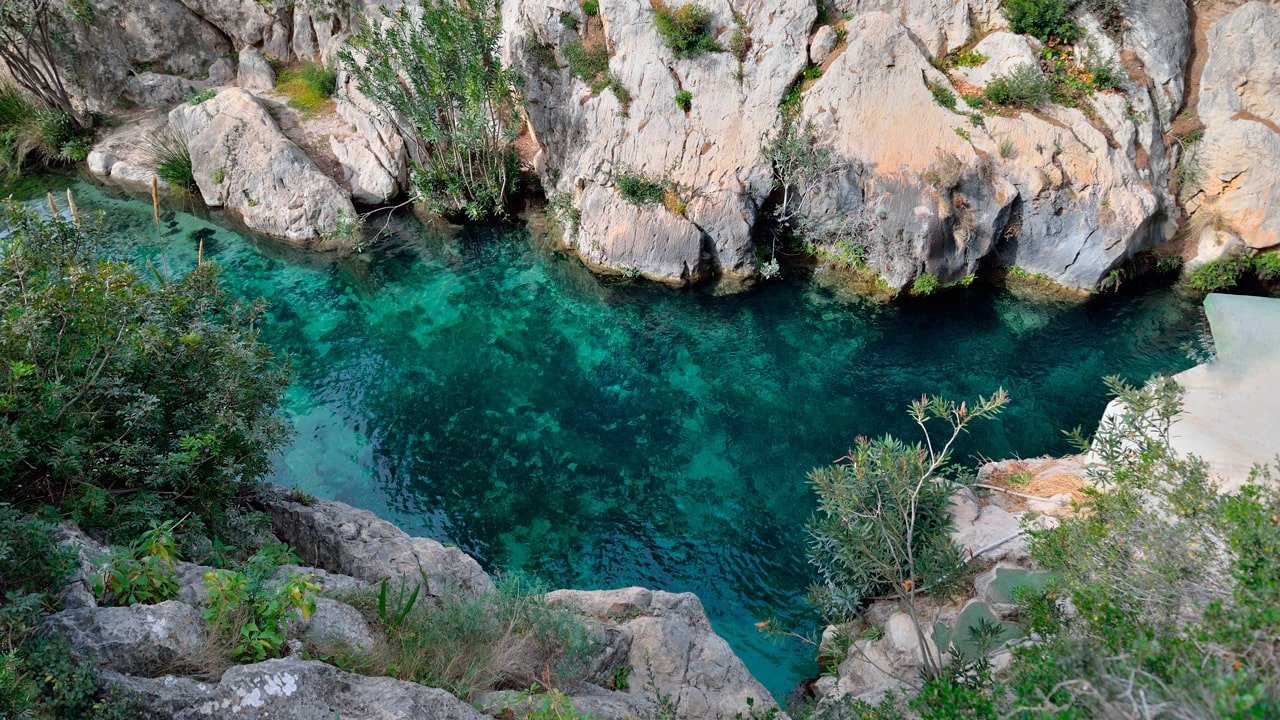 Barranquismo cerca de Benidorm
