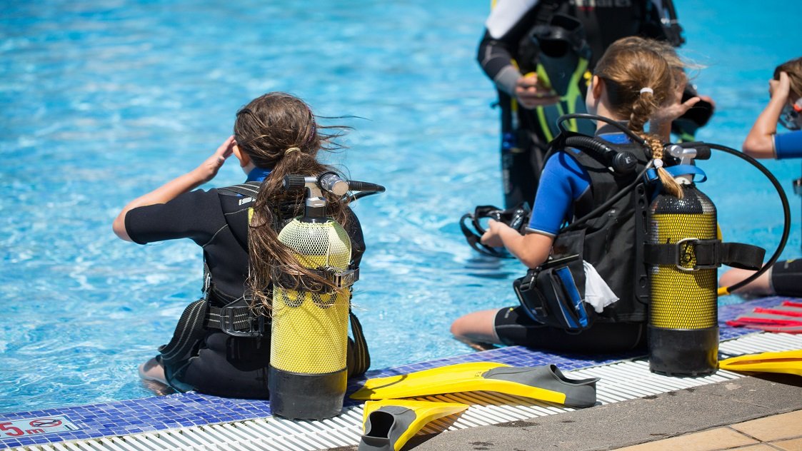 buceo con niños en Mojácar