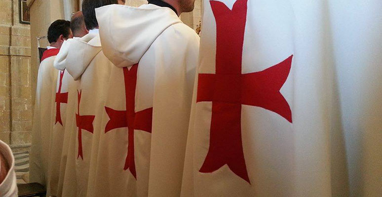 Caballeros templarios en Peñíscola