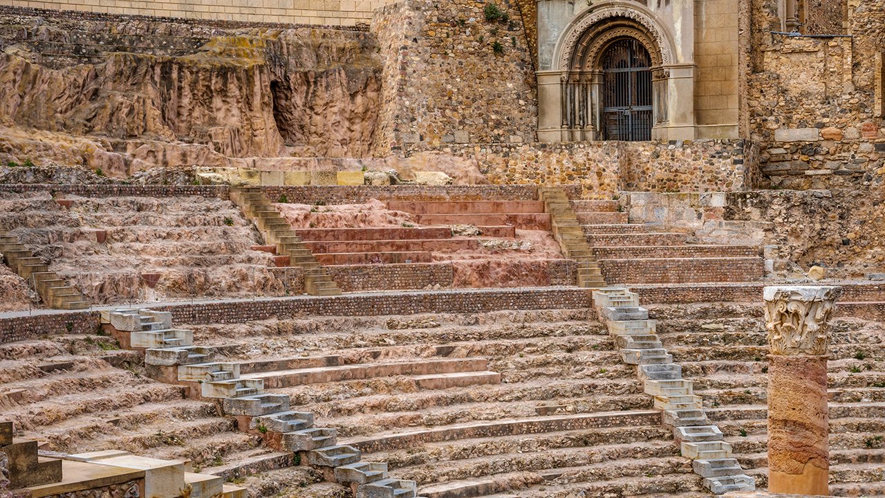 Detalle Teatro Romano Cartagena