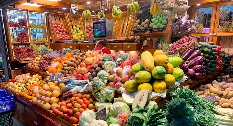 Frutas Mercado de Abastos en Alicante