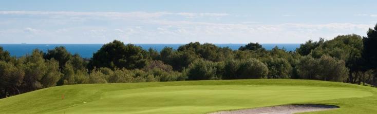 hoyo campo de golf