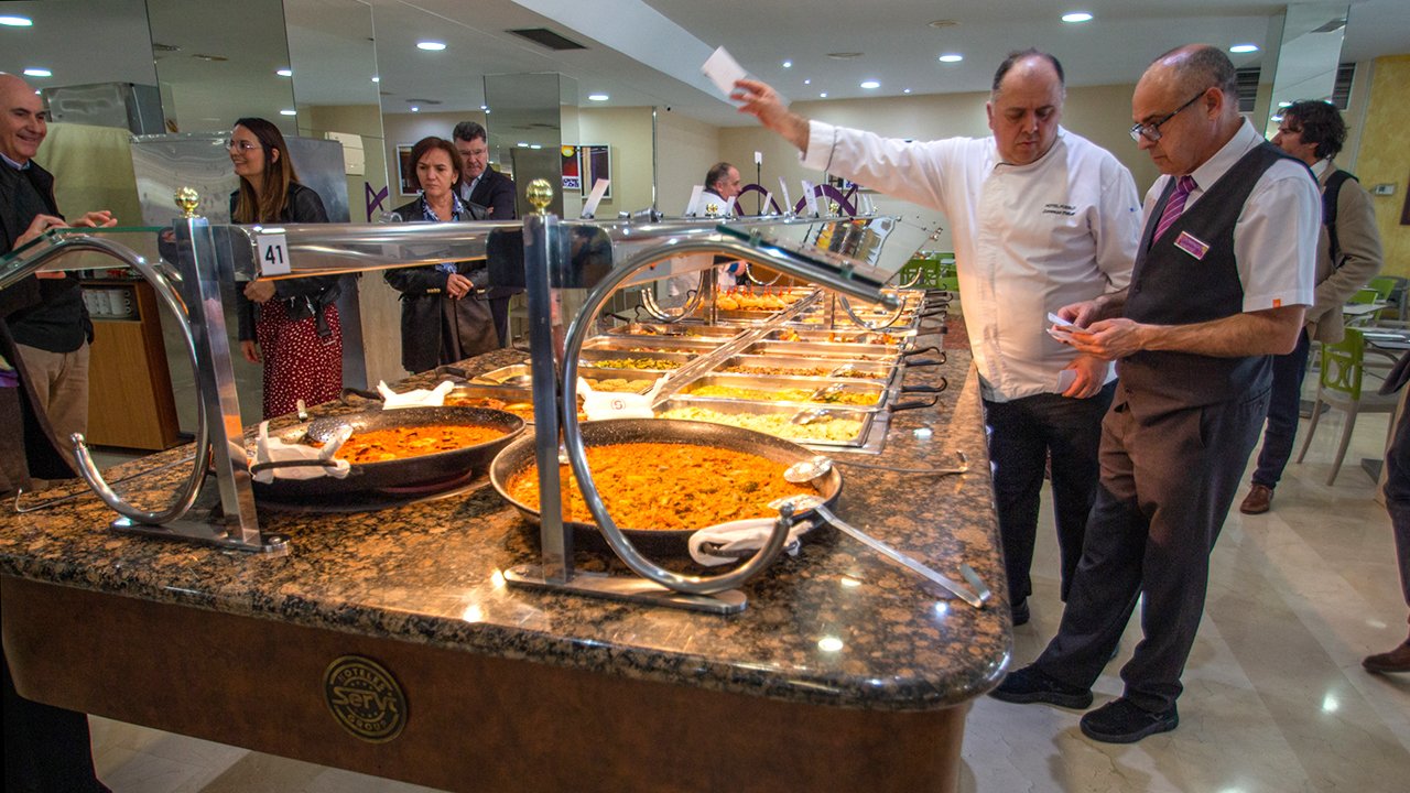 Degustación en Jornadas Gastronómicas.