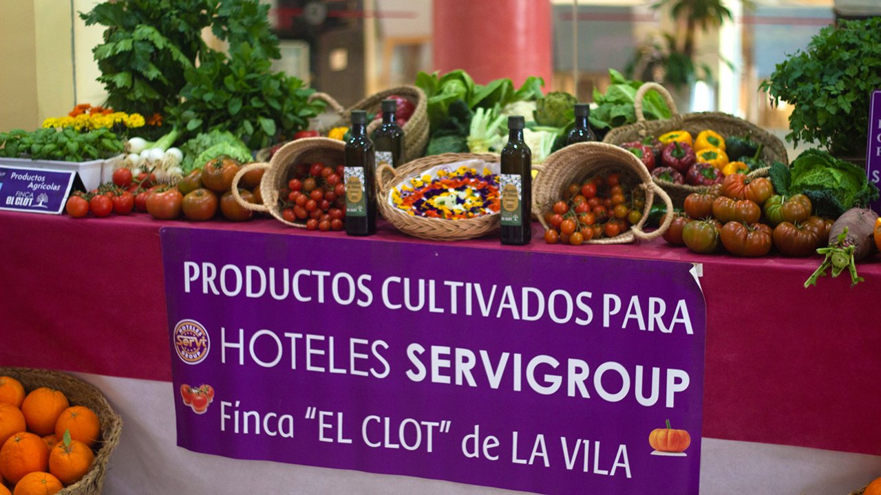 Productos de la Finca el Clot para Servigroup.