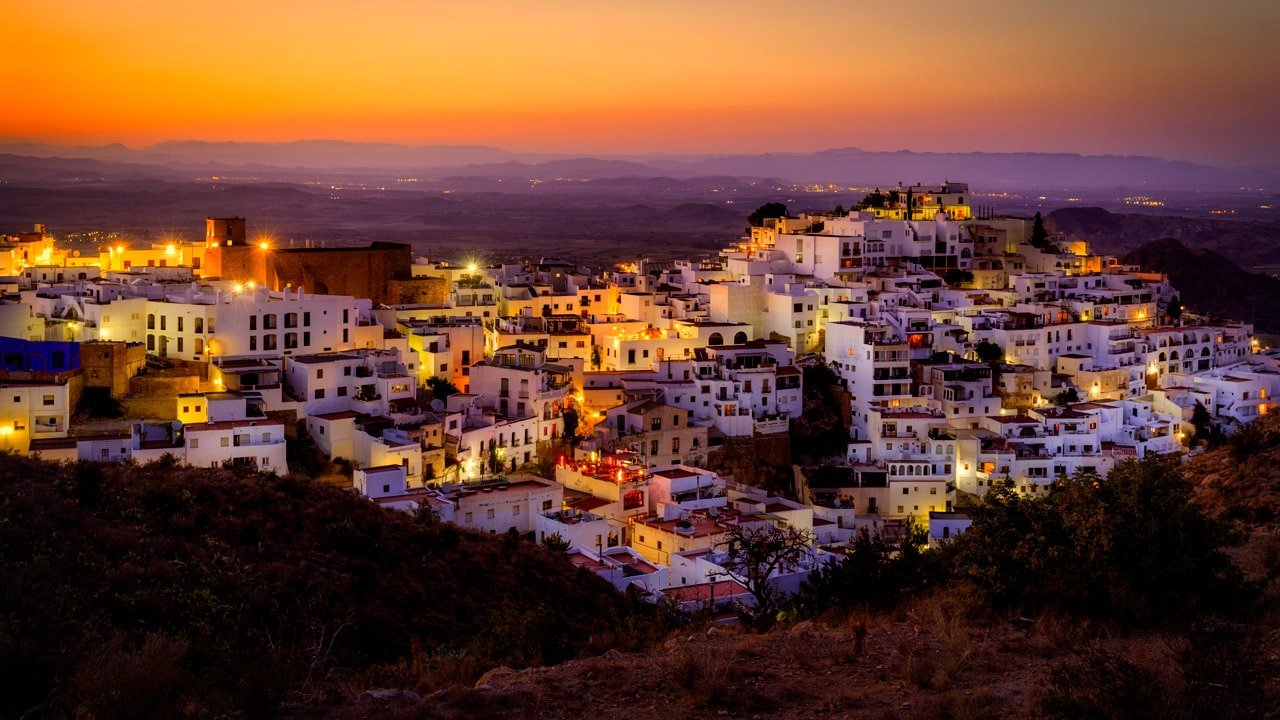 Atardecer en Mojácar