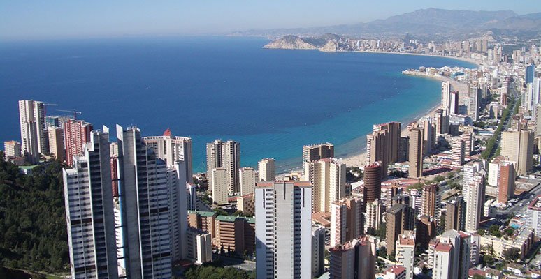 Itinerario tren turístico Benidorm