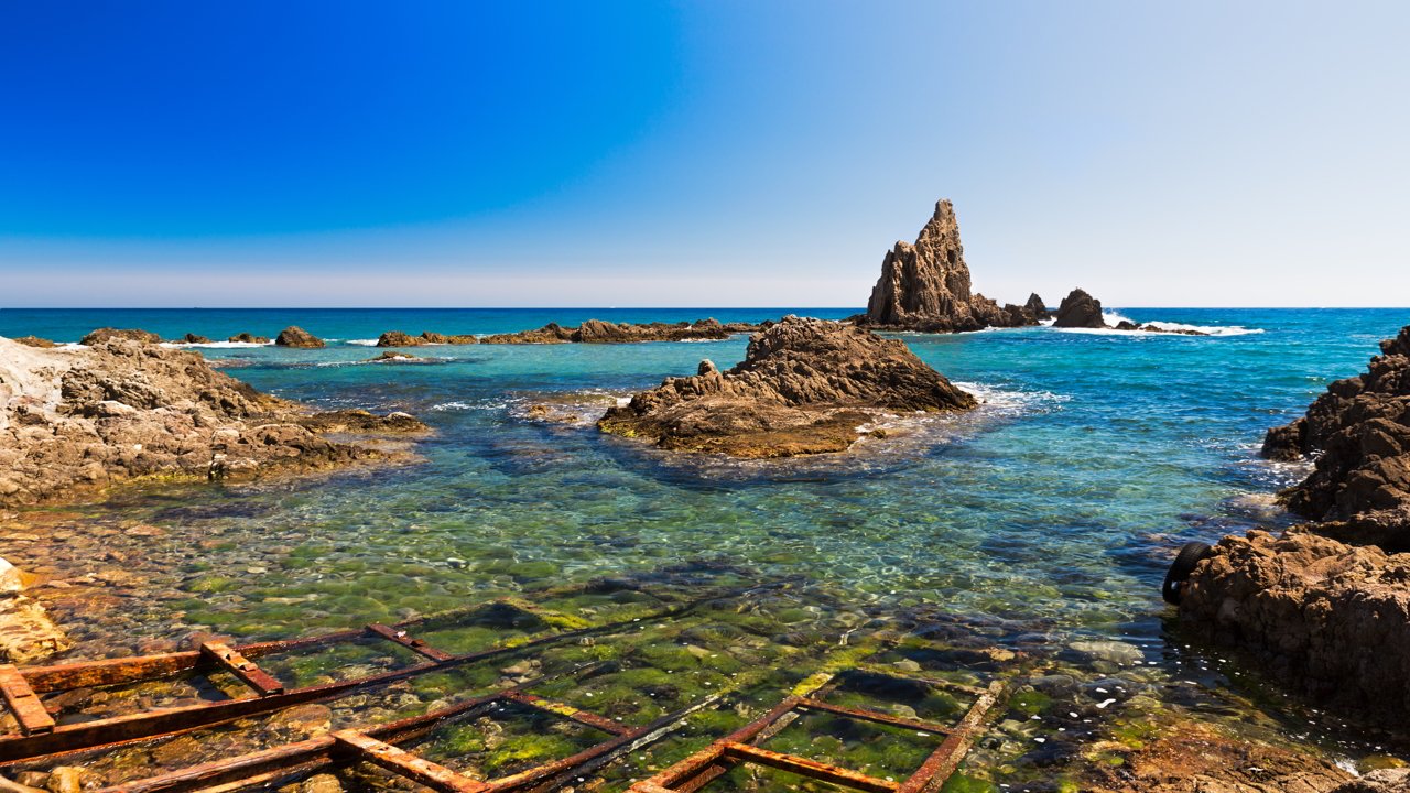 Agua cristalina de la Costa de Almería