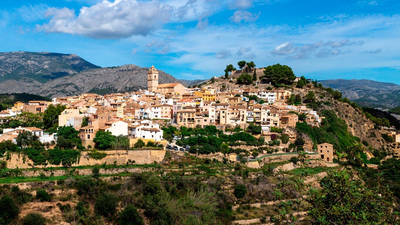 Panorámica de Polop de la Marina