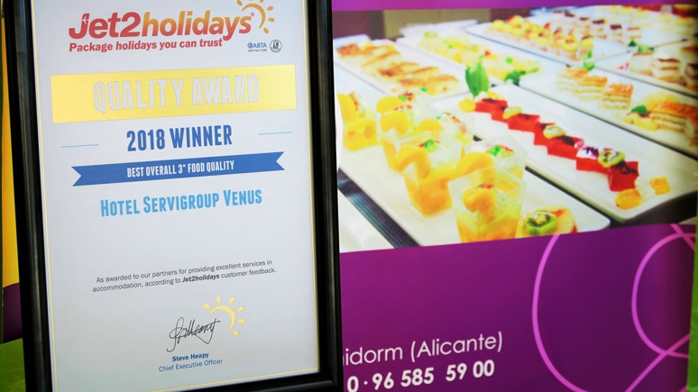 Premio Jet2holidays Hotel Venus de Benidorm