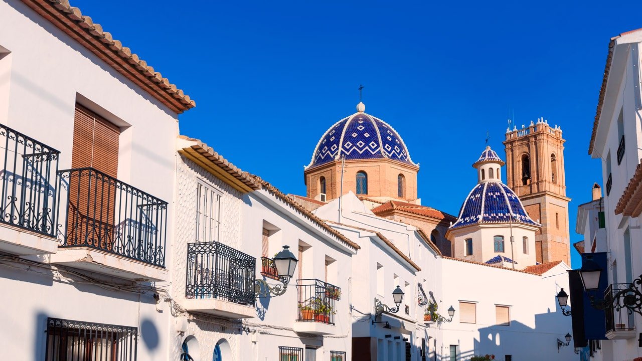 El bonito pueblo blanco de Altea