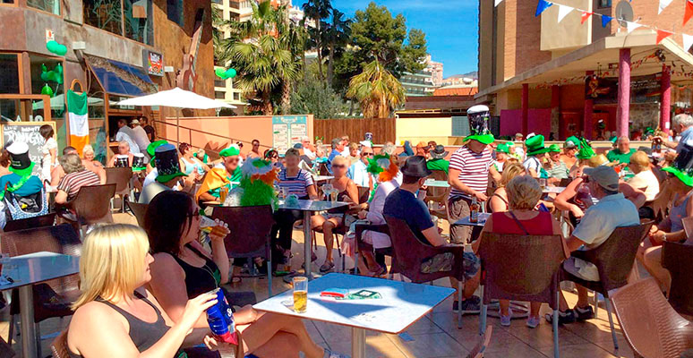 Los pubs de Benidorm en Saint PAtrick